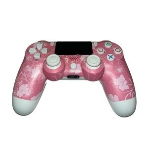 Pink Floral Controller for PS4